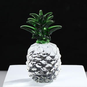 Kreative Kristall frucht statue Künstlerische Sammlung aus poliertem Glas für die Inneneinrichtung Exquisite Brief besch werer verzierungen - Product Image 4