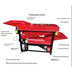 Efficiënte compacte ontwerpmachine voor het schillen en dorsen van maïs, geschikt voor kleinere landbouwgronden. - Product Image 5