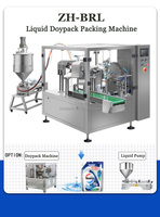 Machine d'emballage entièrement automatique pour sachets préformés de jus de fruits et eau, machine de remplissage de pochettes à bec verseur pour détergent liquide
