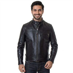 High Street Style <b>Men's</b> <b>Leather</b> <b>Jacket</b> Best Quality OEM Winter <b>Jacket</b> Hooded Collar Pocket Custom Colors <b>jacket</b> for <b>men</b> - Product Image 1