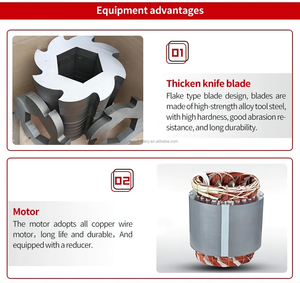 เครื่องย่อยเศษเหล็กอลูมิเนียมความจุมาก,เครื่องย่อยโลหะสองเพลาสำหรับรีไซเคิลเครื่องบดย่อยตัวถังรถยนต์ - Product Image 2