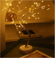 Lampe de table LED USB, veilleuse d'arbre de bureau, décoration d'intérieur, vente chaude
