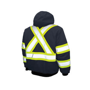 Chaqueta de Alta Visibilidad Resistente al Fuego, Transpirable e Impermeable para Trabajadores de la Energía, con Protección Contra Arco Eléctrico, Cierre Frontal Oculto con Broches - Product Image 5