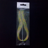 FUNADAIKO Großhandel Lametta für Angelhaken Fliegen Binden Material Fliegen fisch DIY Assist Haken Zubehör