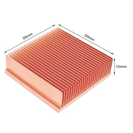 Custom Pure Copper Skiving Fin Heatsink for Electronic Chip Led Cooling Radiator