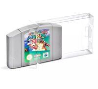 Coque de protection transparente, 11.7x77x20MM, pour Nintendo N64, chariot de jeu