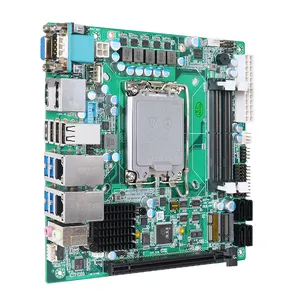 Zunsia LGA1700 H610 B660 H670 X86 4*SATA PCIe4.0_X16 13*USB 6*COM Industrial Mini ITX Motherboard With 12th/13th Gen Processor