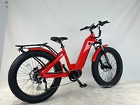 Vélo électrique de montagne Fatbike 48v 17.4ah avec batterie et moteur central Bafang G510