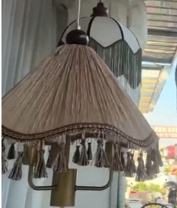 <span class=keywords><strong>Lustre</strong></span> à pampilles personnalisé, modèle vintage, nouveau modèle, lampe suspendue, petite taille, grande taille, pampilles, luminaire suspendu pour salon, pour la maison - Product Image 4