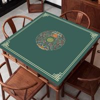 Nappe de Mahjong OEM Sunday, insonorisée, épaissie, antidérapante, portable, en velours cristal et boue de diatomées, 80x80cm