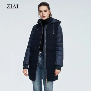 Wholesale New Fashion Long women duck down coat with scarf winter clothes for women waterproof duck down coat ladies winter jack