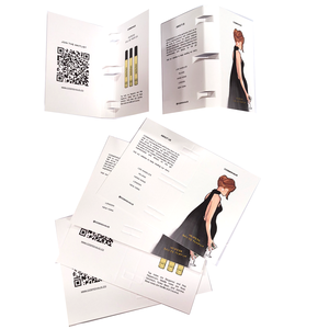 Tùy chỉnh thiết kế in ấn logo Nước hoa mẫu thẻ cho chai Bao bì hộp giấy loại khác nhau đẹp bao bì - Product Image 2