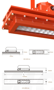 Luz a Prueba de Explosiones para Zonas Peligrosas Atex Zona <span class=keywords><strong>1</strong></span> Zona 2, Luz LED a Prueba de Explosiones de Grado Marino IP67 - Product Image 3