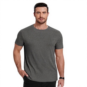 Men Solid Color Crew Neck Short Sleeve T Shirt Premium Soft Cotton Basic Casual Daily Wear <b>Tees</b> For Wholesale Stock Available - Product Image 1