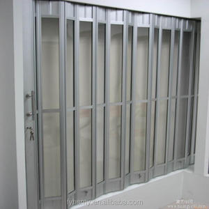 Porta Scorrevole Moderna Personalizzata in Policarbonato Trasparente, Porta Pieghevole in Cristallo, Elegante e Bella, Ignifuga e Antifurto - Product Image 2