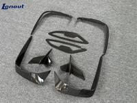 Convient pour BMW Série 8 G14G15G16 840i Modification en fibre de carbone sèche Mise à niveau des lames de vent avant et arrière