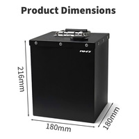 Batterie LiFePO4 51,2 V 25 Ah avec module d'alimentation rechargeable BMS intégré pour système de vélo électrique