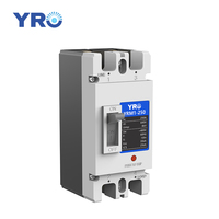 Disjoncteur électrique YRO YRM1-250, disjoncteurs électriques AC MCCB, dispositif de sécurité électrique, système solaire