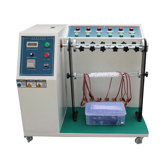 UL 62 Enamelled and Tape Wrapped Winding Wire Flex Tester, Cable Bending Fatigue Testing Machine