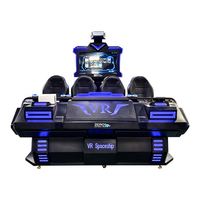 Simulateur de cinéma VR pour 4 personnes, expérience de réalité virtuelle immersive ultime, idéal pour les machines d'arcade