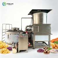 Friteuse industrielle à haute capacité pour la production de chips de pommes de terre en grande quantité, machine à frire sous vide