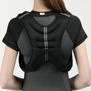 بيع بالجملة سترة مرجحة شريط عاكس قابل للتعديل تمرين قوة اللياقة البدنية سترات الوزن للرجال تدريب الجري - Product Image 3