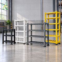 Étagère de stockage modulaire légère en PRV, résistante aux intempéries et à la rouille, pour entrepôt industriel côtier, commande en gros