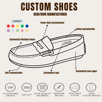 Chaussure Penny Loafer Tendance pour le Bureau, Mocassin Plat Ouvert à Enfiler, Chaussure Habillée pour Femme, Chaussure Formelle, Chaussure Scolaire pour Fille, Chaussure Personnalisée pour le Quotidien