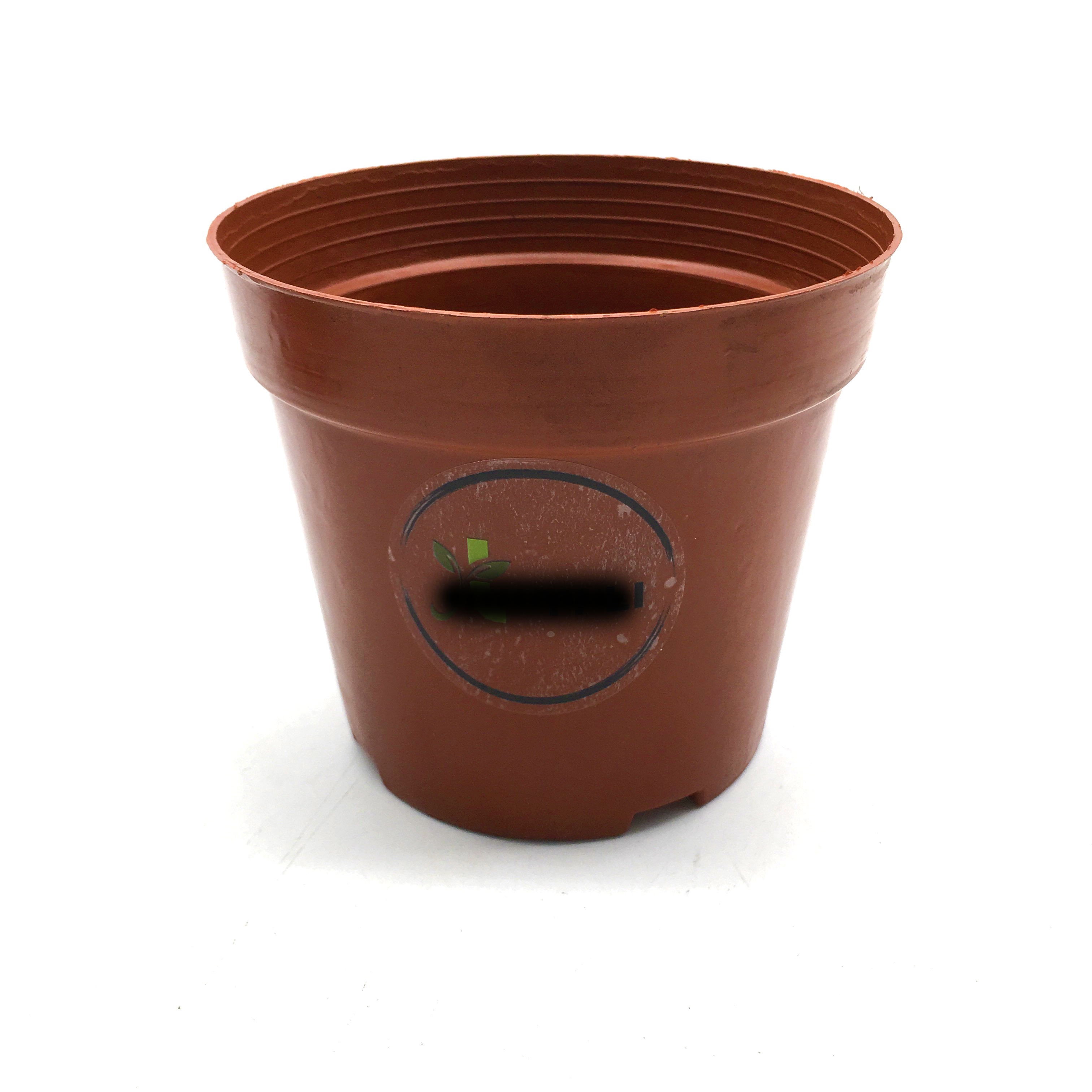 Red Round Plastic Flower Pots Nursery Pots For Gardening A Pot