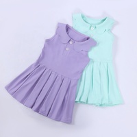 Robe de tennis plissée à col Peter Pan festonné DH ODM pour jeunes, tenue de golf active, style boutique