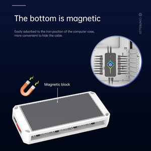 Hifrost ขา5V3 PWM God SYNC 4Pin ตัวควบคุม Arc รีโมทคอนโทรลไร้สาย <span class=keywords><strong>RGB</strong></span> สำหรับพัดลมตั้งโต๊ะคอมพิวเตอร์ - Product Image 3