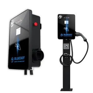 Bluesky 32A Adjustable Portable EV Charger Type 2 With CE Plug Electric Vehicle Car Charger