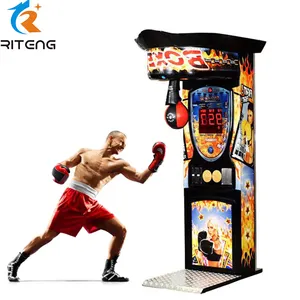 Popüler sikke işletilen sert Hitter boks delme makineleri nihai büyük yumruk boks oyun makinesi