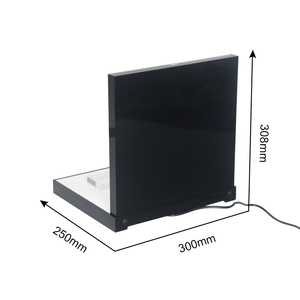 Tùy chỉnh sang trọng cơ sở và backboard, cả hai đều được trang bị đèn LED Acrylic hiển thị mỹ phẩm đứng - Product Image 6