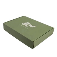 Vente en gros d'enveloppe mate de logo de couleur personnalisée boîte de papier ondulé boîte d'emballage de cadeau d'achat réutilisable en carton d'expédition