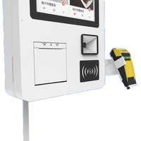 Quiosco de pago de autoservicio, quiosco de pedido, quiosco de alimentos con impresora QR para restaurante, Hotel, supermercado con software POS