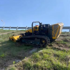 Trinciatrice Forestale Industriale con Motore Diesel da 38 CV, Tosaerba Telecomandato per Tutti i Terreni, Decespugliatore per Pendii Montani, Trituratore di Rami - Product Image 4