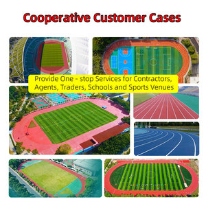 Pista de Atletismo de Alto Rendimiento Prefabricada y Enrollada, Diseño Integrado, Pista de Atletismo de Caucho Sintético para Estadios y Campos Deportivos - Product Image 6