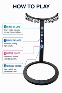 Eye Speed Interactive Hand Quick Grasp Stick Machine Catch Sticks Game Coin Operated Quick Hand Fast Eye Challenge <b>Arcade</b> Game - Product Image 4