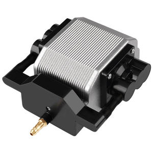 Rissee Kleine Rechteck Metall Sauerstoff pumpe Silent Air Wave Ausrüstung für <span class=keywords><strong>Aquarium</strong></span> <span class=keywords><strong>Aquarium</strong></span> Desinfektion Oxygen ator Modell AP-80L - Product Image 1