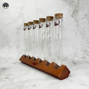 Bán Buôn Ống Thủy Tinh Trong Suốt Rỗng Với Nút Chai, Chai Thủy Tinh Với Nút Chai Bằng Gỗ 18Ml, 30Ml, 40Ml, <span class=keywords><strong>50Ml</strong></span>, 60Ml - Product Image 4