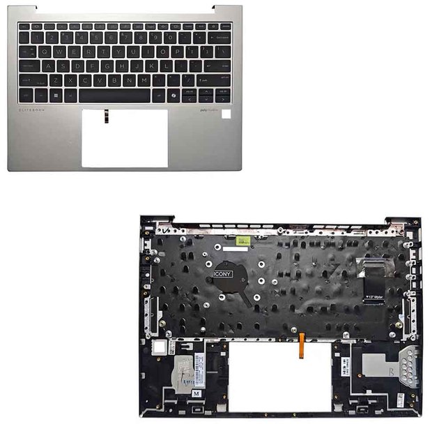 New N92331-001 for HP Elitebook 835 830 G11 Palmrest Upper Case Cover + Keyboard