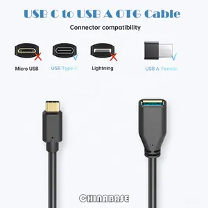 Новейший адаптер USB C 3,1 3,2 OTG Тип c к USB 3,0 гнездовой кабель
