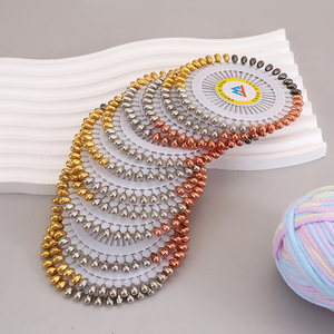 새로운 도착 진주 스카프 브로치 핀 숄 헤드 홀더 양재 패치 워크 장식용 엄지 압정 - Product Image 4