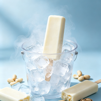 Bâtonnets de glace individuels, crème glacée aux cacahuètes et nougat, 68g, pour les chaînes de magasins de proximité, vente au détail, commande en gros
