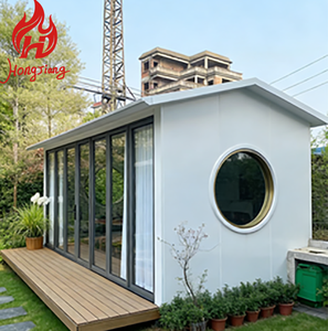 移动式模块化钢制集装箱房，CE认证，现代设计，透气，尺寸5950x3000x2800mm/可定制尺寸，使用寿命15年，酒店用 - Product Image 1