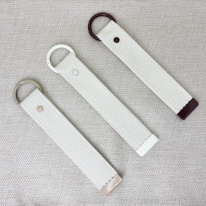 Lanière de téléphone en polyester imperméable brodée à la main coréenne DIY 3,2*19cm, écologique, porte-clés, étiquette nominative en tissu, Fête des Pères - Product Image 6
