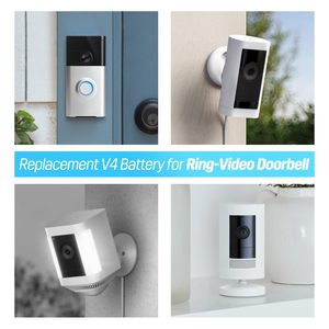 미국 재고 V4 충전식 카메라 배터리 링 초인종 1/2/3/4 스포트라이트 및 스틱 업 카메라 - Product Image 6