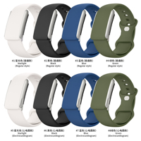 Banda de repuesto deportiva de silicona CM compatible con WHOOP 5,0/MG Correa impermeable y resistente al sudor