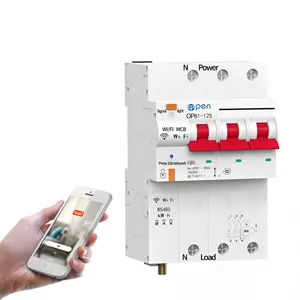 3P 40A 63A 80A 100A AC380V TUYA Smart WIFI Metering Circuit Breaker Switch Leakage Protection Power Energy Consumption kWh Meter